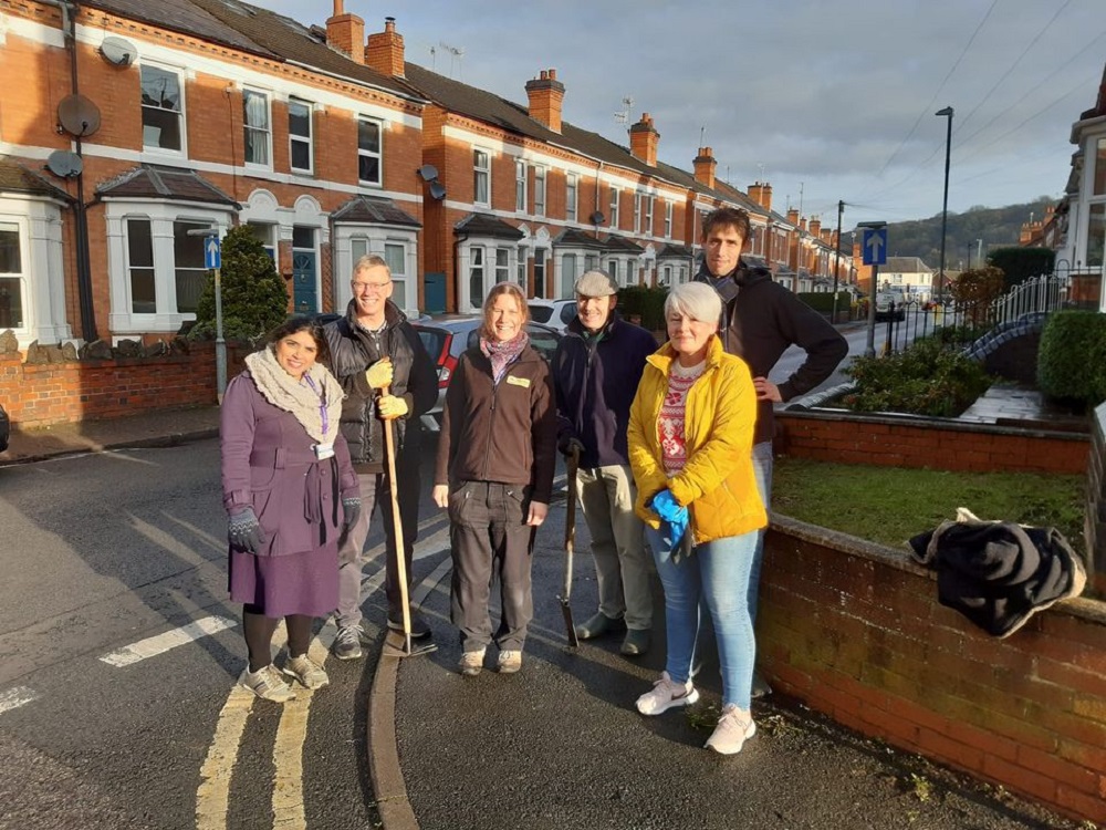 Neighbours rally to call to clean up their street